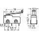 MICRODEVIATORE SWITCH LEVA ROTELLA A CIRCUITO STAMPATO