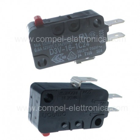 MICRO SWITCH 250V 16A Fc 0,98N SPDT (PRESSIONE LEGGERA)