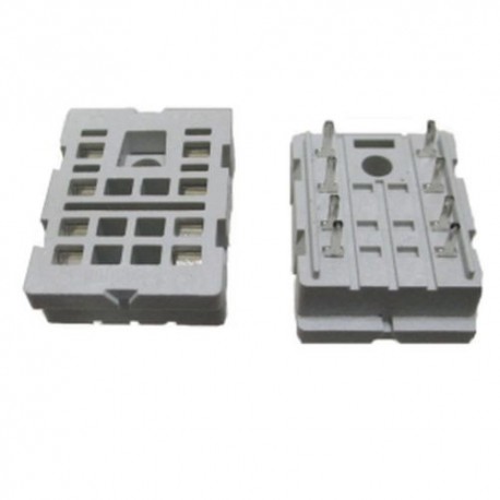 ZOCCOLO A 8 PIN PER RELE' 2 SCAMBI MONTAGGIO C.S