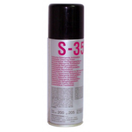 SPRAY S-35 SCHIUMA ANTISTATICA NON INFIAMMABILE DA 200ML DUE CI