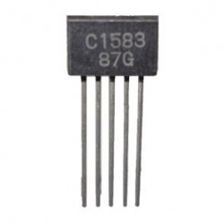 2SC 1583 SI-N 50V .1A .4W 150MHz 5pin ORINAL NEW