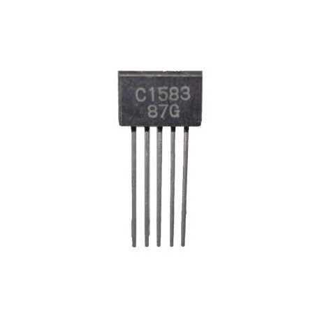 2SC 1583 SI-N 50V .1A .4W 150MHz 5pin ORINAL NEW