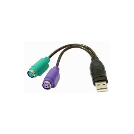 ADATTATORE USB A / 2 PRESE MINI DIN PS2