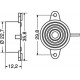 BUZZER PIEZOELETTRICO 3kHz Ø22,7mm 3V.. 24Vdc con generatore interno