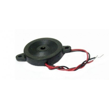 Buzzer piezoelettrico 4kHz 5mA. Ø23mm 1..30Vac senza generatore interno