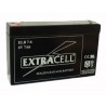 BATTERIA PIOMBO 6V 7Ah EXTRACELL