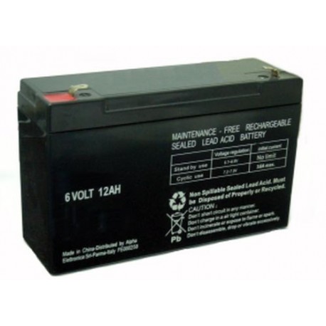 BATTERIA PIOMBO 6V 12Ah FIAMM