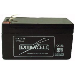BATTERIA PIOMBO 12V 1,3Ah EXTRACELL