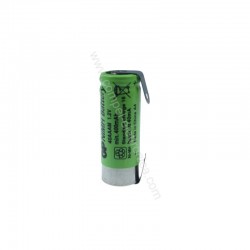 BATTERIA RICARICABILE NI-MH 2/3AAA 1,2V 300/400mA CON LAMELLE A SALDARE