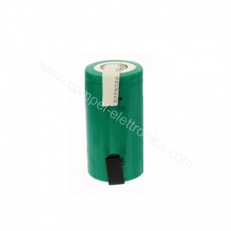 BATTERIA RICARICABILE NI-MH 4/5SC 1,2V 2,2A A SALDARE