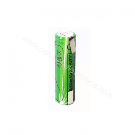 BATTERIA RICARICABILE NI-MH AA 1,2V 2600MAH A SALDARE