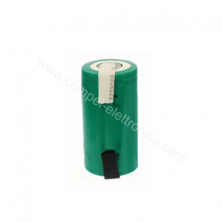 BATTERIA RICARICABILE NI-MH SC 1,2V 3500MA A SALDARE