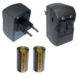 CARICA BATT LI-ION PER 2 BATTERIE CR123 / CR2