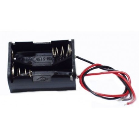 PORTABATTERIE PER 2 MINIMICRO CON FILO