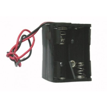 PORTABATTERIE PER 4 MINIMICRO CON FILO