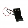 PORTABATTERIE PER 1 BATTERIA 9V / 6F22 / 6LR61 CON FILO