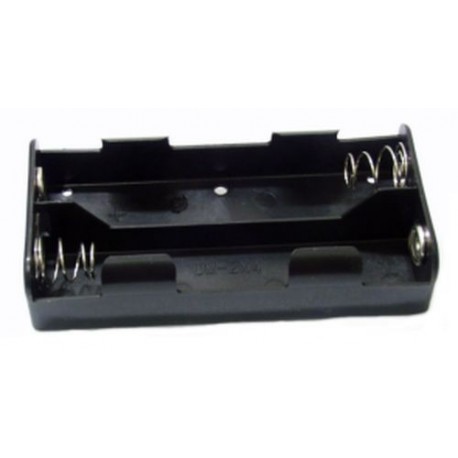 PORTABATTERIE PER 4 1/2 TORCIA C ORIZZONTALE CON CONTATTO A BOTTONE CLIP