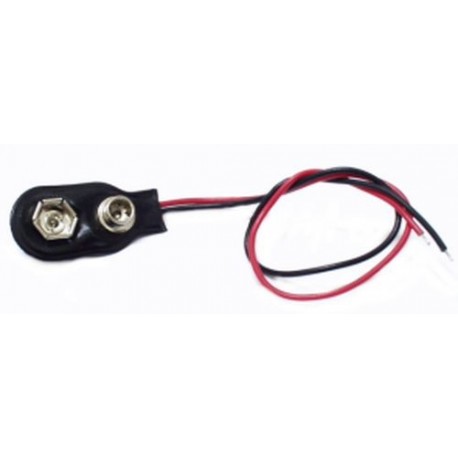 CLIP PER PORTABATTERIA E BATTERIA 9V