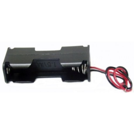 PORTABATTERIE PER 2 STILO AA FILO