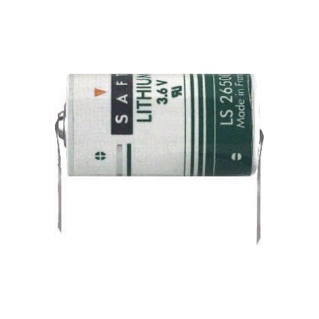 BATTERIA LITIO 1/2 TORCIA 3,6V 7,7AH C/LAMELLA SAFT