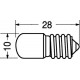 LAMPADA TUBOLARE 6V 150MA ATT. E10