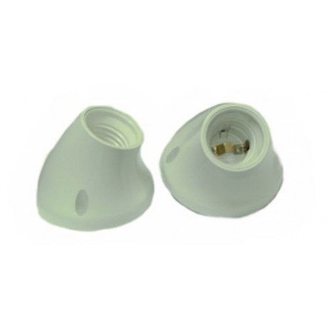 PORTALAMPADA ANGOLARE E27 BIANCA