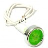 SEGNALATORE 220Vac VERDE Diam. 20mm A PANNELLO