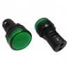 SEGNALATORE 12VAC/DC LED VERDE Diam. 29mm DA PANNELLO