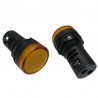 SEGNALATORE 24VAC/DC LED GIALLO Diam. 29mm DA PANNELLO