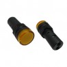 SEGNALATORE 230VAC LED GIALLO Diam. 19,5mm DA PANNELLO
