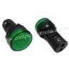 SEGNALATORE 230VAC LED VERDE Diam. 29mm DA PANNELLO