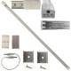 BARRA A LED RETTANGOLARE CON SENSORE 12V 15W 1MT 3K