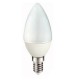 LAMPADA A LED E14 230V 6W 3K CANDELA OPACA