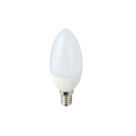 LAMPADA A LED E14 230V 6W 6K CANDELA OPACA H 106MM