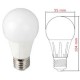 LAMPADA A LED E27 230V 6W 4K BULBO OPACO