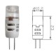 LAMPADINA A LED MINI G4 12Vac/dc 1,5W 3K VERTICALE
