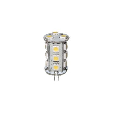 LAMPADINA A LED G4 10-30V 3W 6K 18 LED VERTICALE