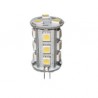 LAMPADINA A LED G4 10-30V 3W 6K 18 LED VERTICALE