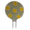 LAMPADINA A LED G4 10-30V 1,1W 3K 6 LED VERTICALE