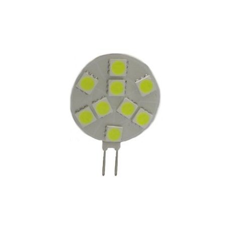 LAMPADINA A LED G4 10-30V 1,5W 6K 9 LED VERTICALE