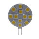 LAMPADINA A LED G4 10-30V 2W 3K 12 LED VERTICALE
