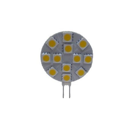 LAMPADINA A LED G4 10-30V 2W 3K 12 LED VERTICALE