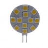 LAMPADINA A LED G4 10-30V 2W 3K 12 LED VERTICALE