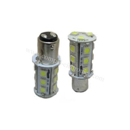 LAMPADINA A LED BAY15D 10-30Vdc 3,2W 3K L CALDA 2 CONTATTI