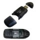 LETTORE/SCRITTORE DI SCHEDE CARD SD-SDHC-MMC CON SPINA USB