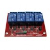 MODULO RELÈ 4 CANALI 5VDC 10A 250Vac CON ACCOPPIATORE OTTICO