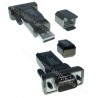CONVERTITORE USB/SERIALE DB9 (RS232) E CAVO 0,2MT