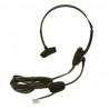 CUFFIE PER PC MONO CON CONNESSIONE TELEFONICA RJ9 CAVO 2,2 MT