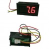 VOLTMETRO DIGITALE DA PANNELO 0..100VDC A LED ALIMENTAZIONE 4,5V..28Vdc