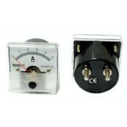 VOLMETRO ANALOGICO DA PANNELLO 45X45 5A CC